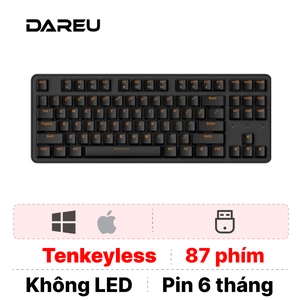 Bàn phím cơ không dây Dareu EK807G TKL