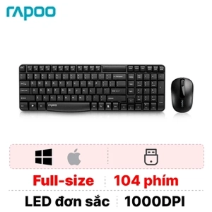 Combo bàn phím + Chuột không dây Rapoo X1800S
