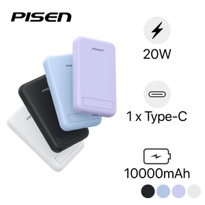 Pin dự phòng Pisen Quick Powermag 2-in-1 10.000 Mah 20W PD296C-1