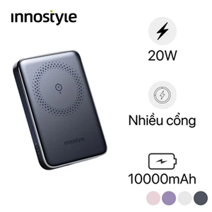 Pin dự phòng sạc nhanh Innostyle Powermag Slim 10.000mah 20w