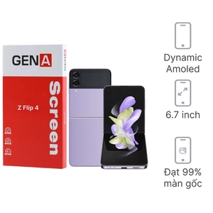 Linh kiện màn hình Samsung Galaxy Z Flip 4 rời mặt trong chính hãng GENA loại Pro