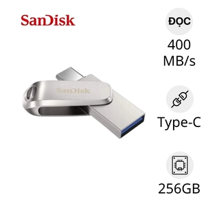 USB OTG 3.1 Sandisk Ultra Dual Drive Type-C DDC4 256GB