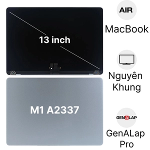 Linh kiện màn hình MacBook Air M1 2021 A2337 nguyên khung chính hãng GenALap Pro