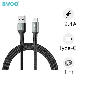 Cáp sạc nhanh BWOO Type-C X288C dài 1M