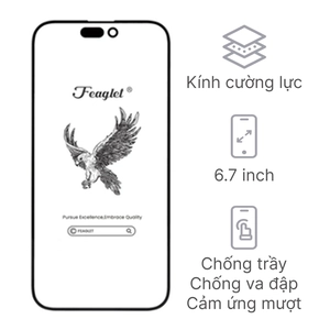 Linh kiện kính màn hình iPhone 15 Pro Max chính hãng Feaglet
