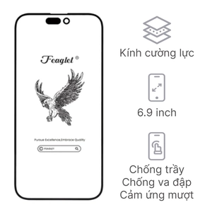 Linh kiện kính màn hình iPhone 16 Pro Max chính hãng Feaglet