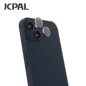 Miếng dán camera iPhone 15 Pro Jcpal viền xanh dương chống va đập