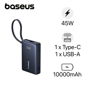 Pin dự phòng Baseus Picogo màn hình số 10000mAh 45W