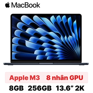 MacBook Air M3 13 inch 8CPU 8GPU 8GB 256GB 2024 - Cũ trầy xước