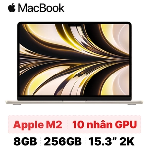 MacBook Air M2 15 inch 8CPU 10GPU 8GB 256GB 2023 Sạc 70W - Cũ đẹp
