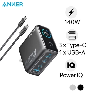 Sạc Anker Zolo 3C1A 140W kèm cáp USB-C B2697