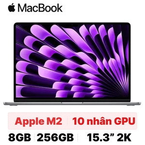 MacBook Air M2 15 inch 8CPU 10GPU 8GB 256GB 2023 Sạc 70W - Cũ trầy xước