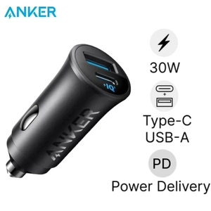 Sạc Ô tô Anker 2 cổng 1A1C 30W A2741