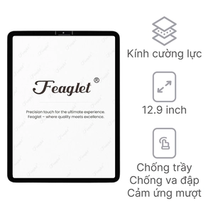 Linh kiện kính màn hình iPad Pro 12.9 2022 PT chính hãng Feaglet
