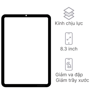 Linh kiện kính màn hình iPad Mini 7 chính hãng Feaglet