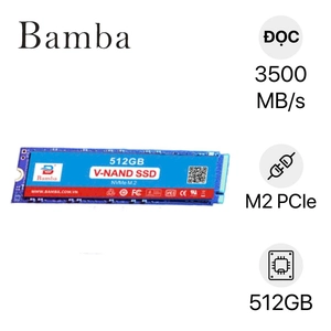 Ổ cứng SSD Bamba M.2 NVME PCIE Gen 4 512GB