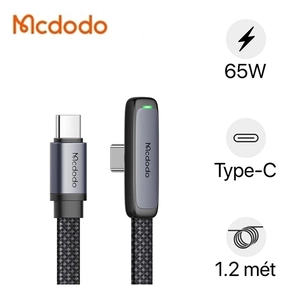 Cáp MCDODO Type-C sang Type-C 90 độ 65W dài 1.2m CA-3360