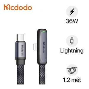 Cáp MCDODO Type-C sang Lightning 90 độ 36W dài 1.2m CA-3350
