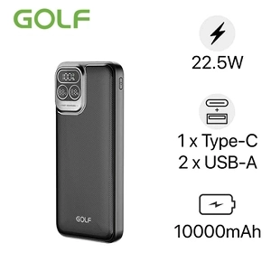 Pin dự phòng Golf 1C2A màn hình số 10000mAh 22.5W P51