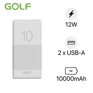 Pin sạc dự phòng GOLF Candy 10.000 mAh G80 ( Xả tồn )