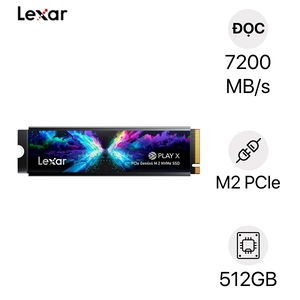 Ổ cứng SSD Lexar PLAYX M2 2280 PCIE GEN 4x4 NVME 512G