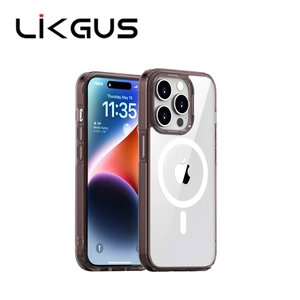 Ốp lưng iPhone 15 Pro Max Likgus Magsafe trong suốt