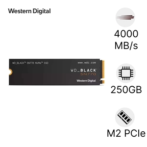 Ổ cứng SSD Western Digital Black SN770 M2 NVMe PCIe Gen 4 250GB cũ đẹp