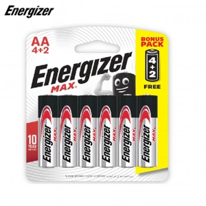 Pin tiểu Energizer Max AA (4+2 viên/vỉ) E91 BP4+2