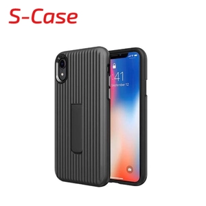 Apple iPhone XS Max Ốp Lưng S-Case Sọc 3D Kèm Gía Đỡ