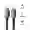 Cáp Baseus Crystal Shine USB-C to lightning dài 2M - Đen