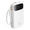 Pin sạc dự phòng Baseus Qpow2 màn hình số 20.000mAh 22.5W kèm cáp Lightning và Type-C - Trắng