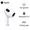 Lẻ 1 bên tai Apple Airpods 3 - Tai trái
