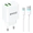 Sạc BWOO 2 cổng USB-A kèm cáp Micro EU CDA60V Trắng