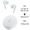 Tai nghe Bluetooth True Wireless QCY T13 ANC2 (HT09) - Trắng