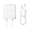 Sạc nhanh Baseus Palm 1C 20W US ( kèm cáp mini C to C 60W dài 1m ) - Trắng