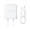 Sạc nhanh Baseus Palm 1C 30W US ( kèm cáp mini C to C 60W dài 1m ) - Trắng