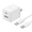 Sạc nhanh Baseus Palm 1C1A 20W US ( kèm cáp mini C to C 60W dài 1m ) - Trắng