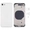 Linh kiện vỏ máy chính hãng Aries cho iPhone SE 2020 - Trắng
