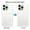 Linh kiện Kính lưng chính hãng Aries cho iPhone 15 Pro Max - Trắng