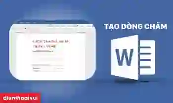 Cách tạo dấu chấm trong Word