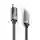 Cáp Trusmi Usb-C to Lightning Led Rainbow PD 20w dài 1m Đen
