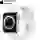 Apple Watch SE 44mm (4G) Viền Nhôm Bạc - Dây Cao Su Trắng Chính Hãng(MYEV2)