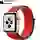 Apple Watch SE 44mm (4G) Viền Nhôm Vàng Dây Vải Đỏ mận Chính Hãng(MYEY2)