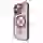 Ốp lưng iPhone 15 Pro Zagg Santa Cruz hỗ trợ sạc MagSafe Magenta