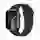 Apple Watch Series 9 45mm 4G Viền thép Dây cao su Size M/L - Cũ đẹp - Đen