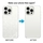 Linh kiện Kính lưng chính hãng Aries cho iPhone 15 Pro Max - Trắng
