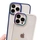 Ốp lưng iPhone 12 Pro Max Filada viền màu camera - Trắng