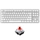 Bàn phím cơ không dây Dareu EK807G TKL - TRẮNG - RED SWITCH