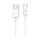 Cáp sạc Pisen - Mr White USB-A to C 1m 3A Trắng