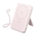 Pin sạc dự phòng Magnetic Anker Zolo 1C 10000mAh 15W tích hợp cáp Type-C A1685 - Hồng